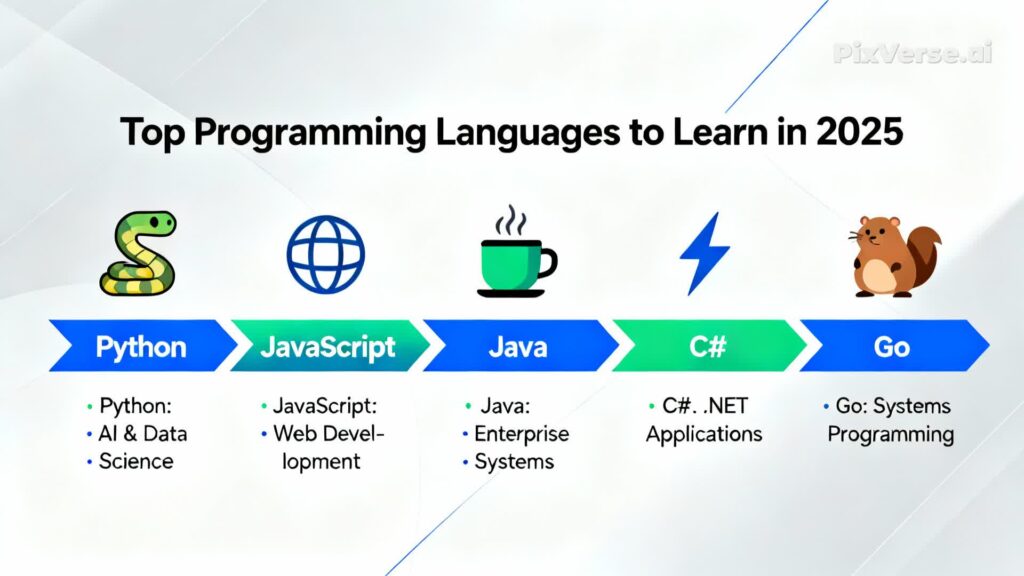 Top programming languages to learn in 2025